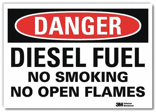 Danger Sign 10inx14in Reflctv Sheeting