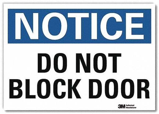 Notice Sign 10x14in Reflective Sheeting