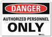 Danger Sign 10inx14in Reflctv Sheeting
