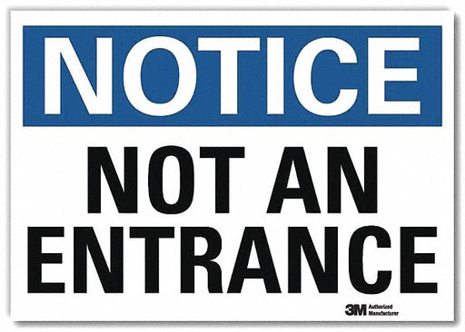 Notice Sign 10x14in Reflective Sheeting
