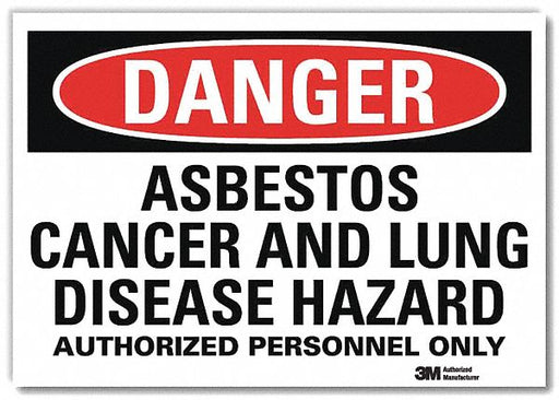 Danger Sign 5inx7in Reflective Sheeting