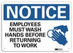Danger Sign 7 in x 14 in Aluminum