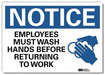 Notice Sign 10x14in Reflective Sheeting