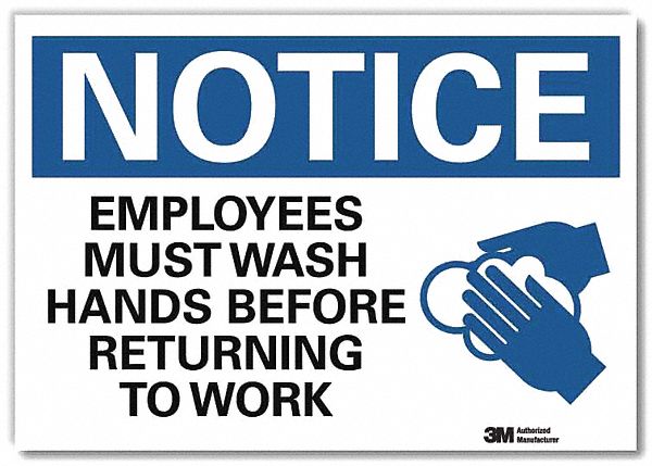 Notice Sign 7inx10in Reflective Sheeting