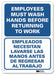 Facility Sign 14 in x 10 in Plastic