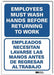 Hygiene Sign 10x7in Reflective Sheeting