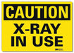 Caution Sign 5inx7in Reflective Sheeting