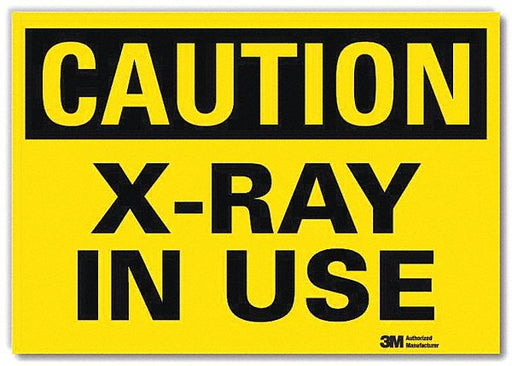 Caution Sign 5inx7in Reflective Sheeting