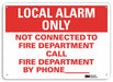 Notice Sign 14 in x 14 in Aluminum