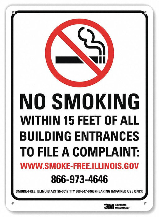 Notice Sign 10 inx7 in Plastic