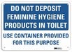 Notice Sign 7 in x 10 in Plastic