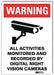 Warning Sign 10x7in Reflective Sheeting