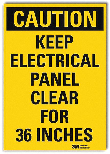 Caution Sign 14x10in Reflective Sheeting