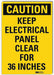 Caution Sign 10inx7in Reflctv Sheeting