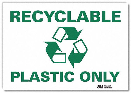 Recycling Sign 7x10in Rflctive Sheeting