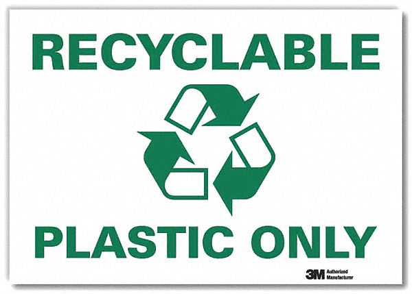 Recycling Sign 7x10in Rflctive Sheeting