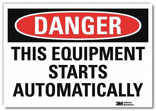 Danger Sign 10 in x 14 in Rflct Sheeting