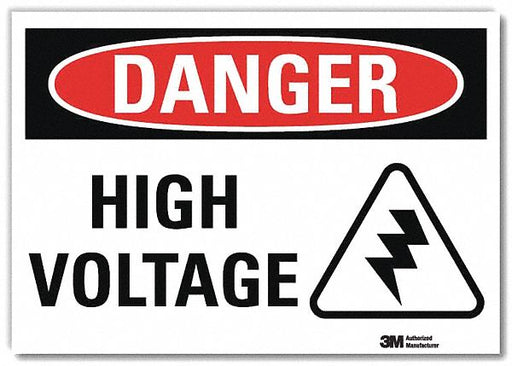 Danger Sign 10inx14in Reflctv Sheeting