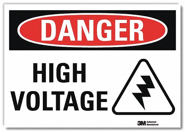 Danger Sign 10inx14in Reflctv Sheeting