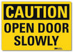 Caution Sign 10x14in Reflective Sheeting