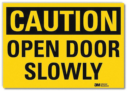 Caution Sign 7x10in Reflective Sheeting