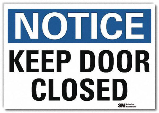 Notice Sign 7inx10in Reflective Sheeting