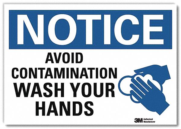 Notice Sign 7inx10in Reflective Sheeting