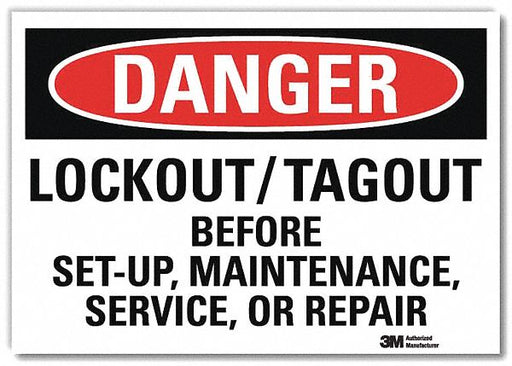 Danger Sign 7inx10in Reflective Sheeting