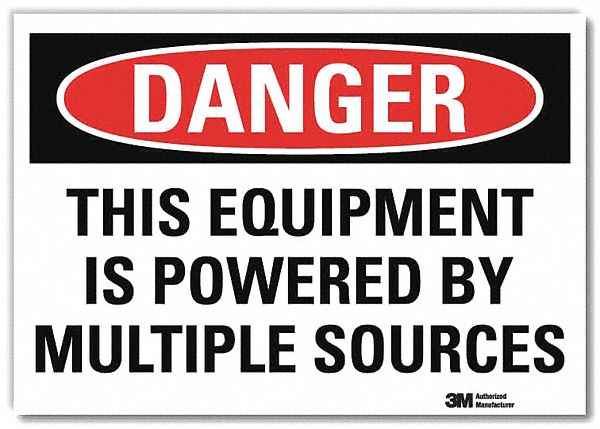 Danger Sign 7inx10in Reflective Sheeting
