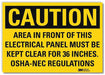 Caution Sign 10x14in Reflective Sheeting