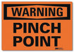 Warning Sign 7inx10in Reflctv Sheeting