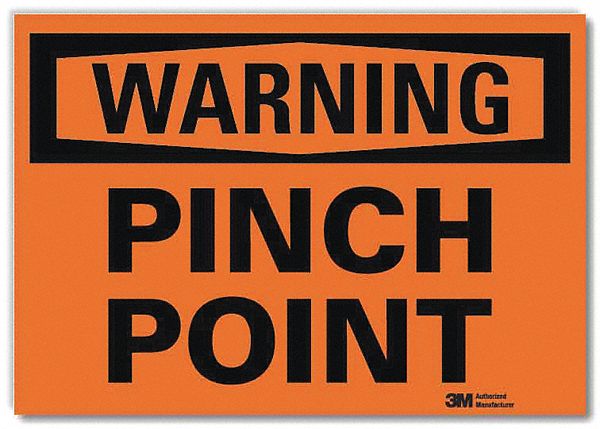 Warning Sign 7inx10in Reflctv Sheeting