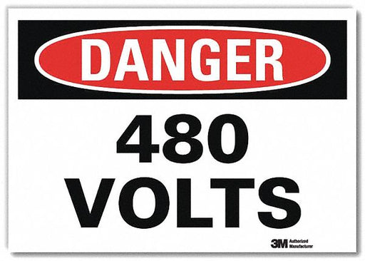 Danger Sign 7inx10in Reflective Sheeting