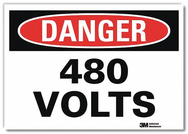 Danger Sign 7inx10in Reflective Sheeting