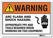J2716 Warning Sign 10x14in Reflective Sheeting