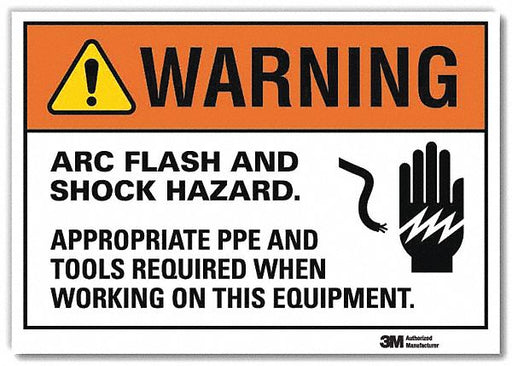 J2716 Warning Sign 10x14in Reflective Sheeting