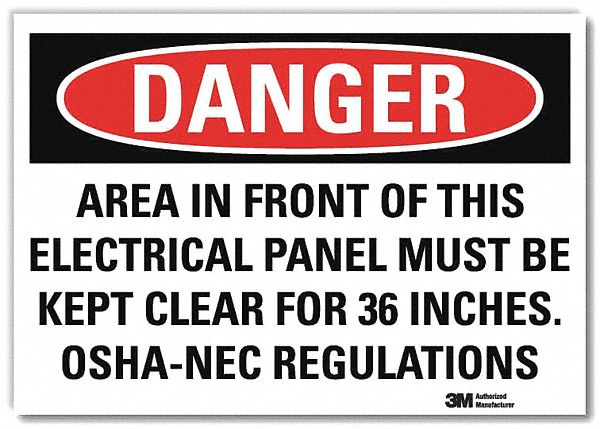 Danger Sign 10inx14in Reflctv Sheeting