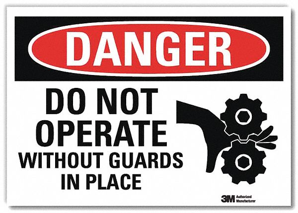 Danger Sign 7inx10in Reflective Sheeting