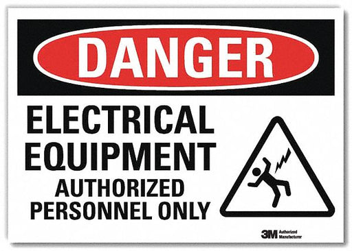 Danger Sign 7inx10in Reflective Sheeting