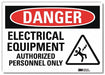 Danger Sign 10inx14in Reflctv Sheeting