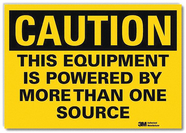 Caution Sign 7inx10in Reflctv Sheeting