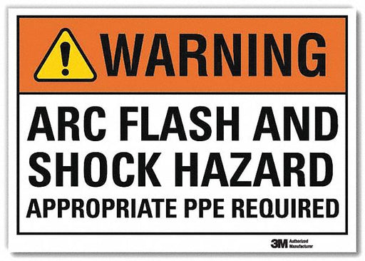 Warning Sign 7inx10in Reflctv Sheeting