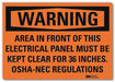 Warning Sign 7inx10in Reflctv Sheeting