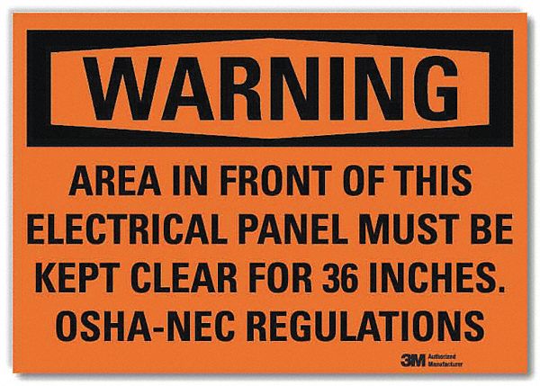 Warning Sign 7inx10in Reflctv Sheeting