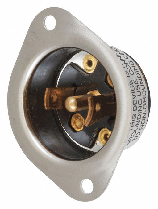 Midget Locking Flgd Inlet Nema Ml-3P