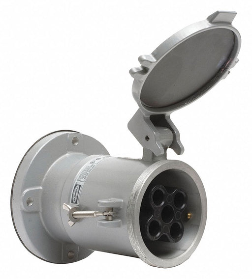 Watertight Pin and Sleeve Receptacle Gry
