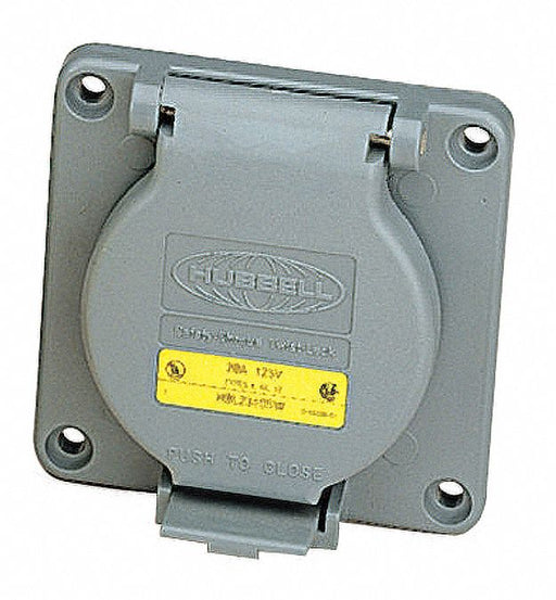 WT Lck Recpt 50 A Blk Steel NoNEMA 1Gng