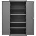 Storage Cabinet 84 x36 x24 Gray 4Shlv