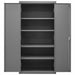 Storage Cabinet 72 x36 x24 Gray 4Shlv