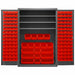 K4919 Bin Cabinet 72 x48 x24 Gray 138RedBns